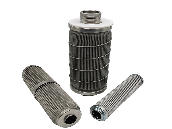 What is a filter mesh pleated?